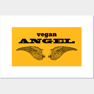 VEGAN ANGEL Posters and Art